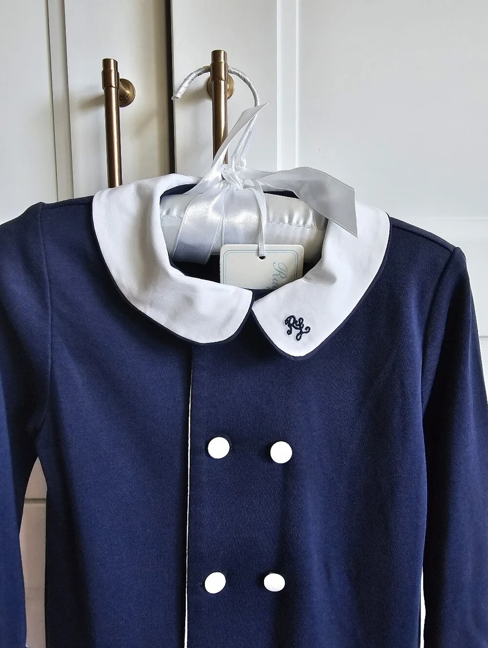 Ralph Lauren navy footie